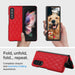 Foldable Microfiber Phone Case Rhombic Design For Samsung