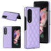 Foldable Microfiber Phone Case Rhombic Design For Samsung