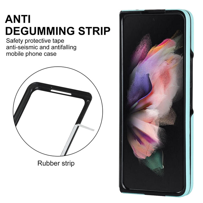 Foldable Microfiber Phone Case Rhombic Design For Samsung