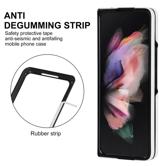 Foldable Microfiber Phone Case Rhombic Design For Samsung