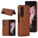 Foldable Microfiber Phone Case Rhombic Design For Samsung