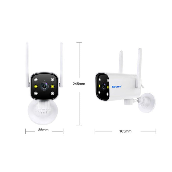 3Mp 1296P Hd Indoor Wireless Ptz Ip Camera Ir Night Vision Ai Humanoid Detection Home Security Cctv Monitor White