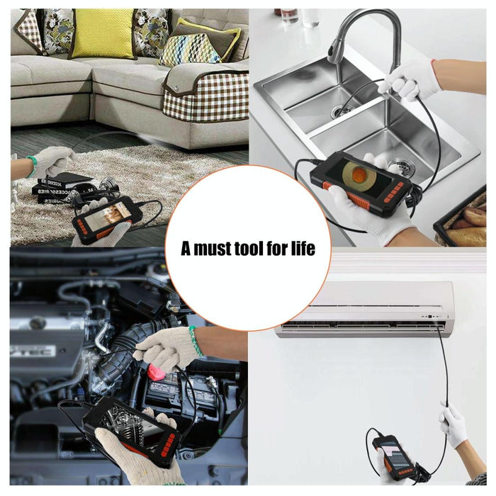 8Mm Hd Waterproof Portable Integrated Hand-Held Vertical Screen Industry Endoscope Length 5M