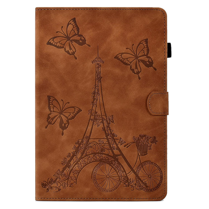 Tower Embossed Leather Tablet Case