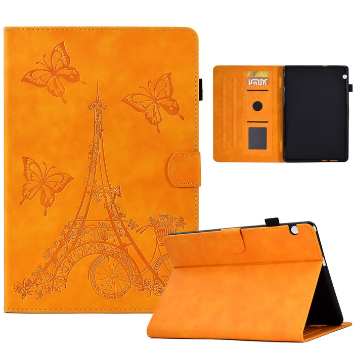 Tower Embossed Leather Tablet Case