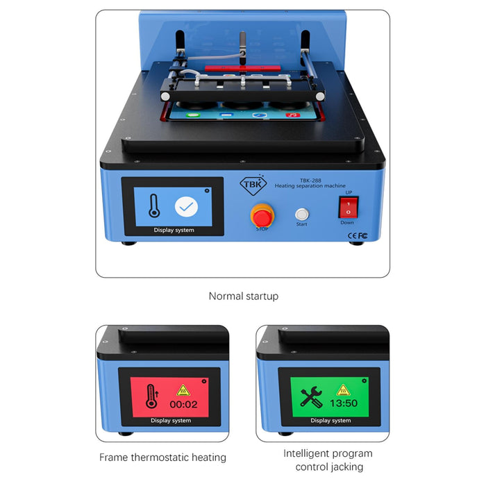 Tbk 288l Built In Vacuum Pump Automatic Lcd Screen Heating