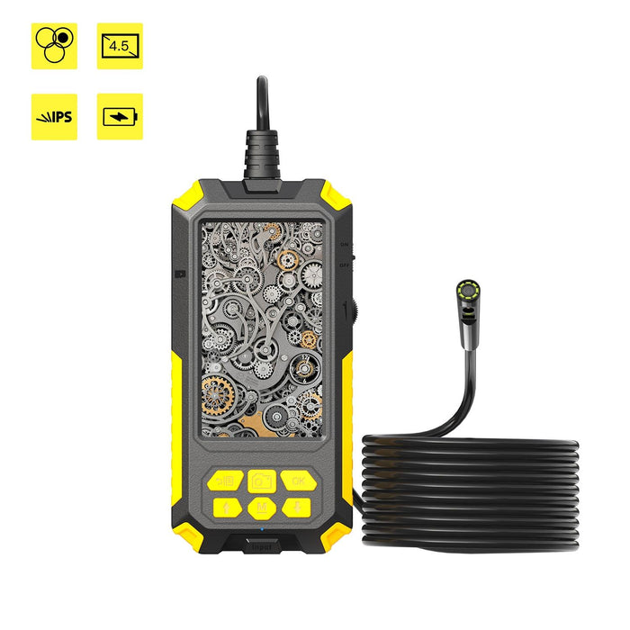 8Mm 4.5 Inch Three Camera Endoscope With Screen Length 10M Hard Line