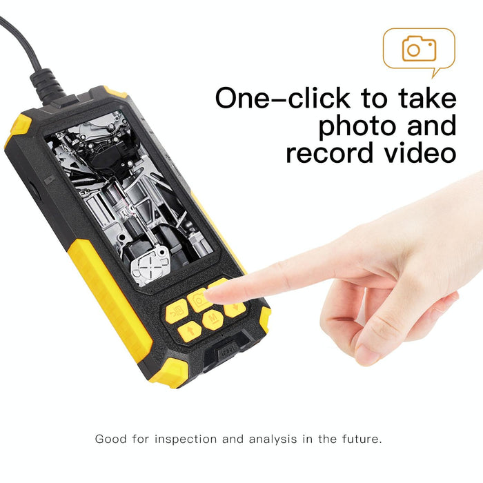 4.5 Inch Dual Camera With Screen Endoscope Length Hard Line