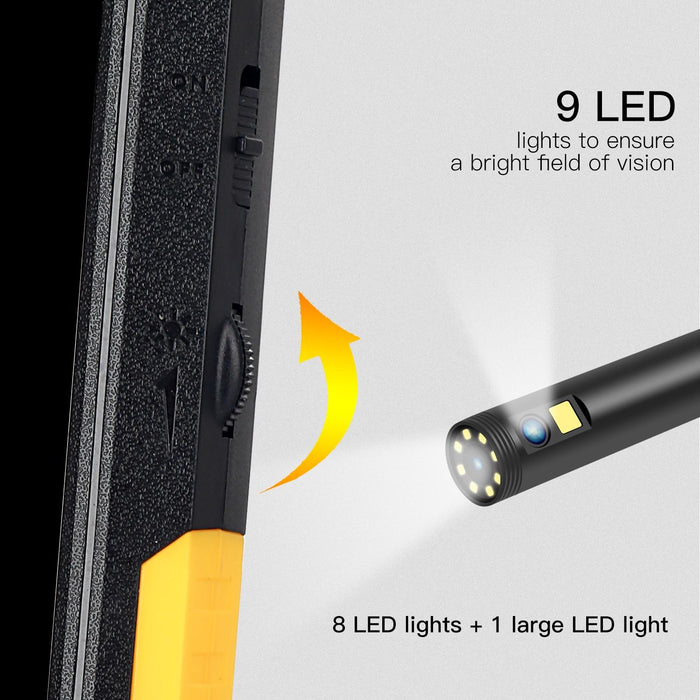 4.5 Inch Dual Camera With Screen Endoscope Length Hard Line