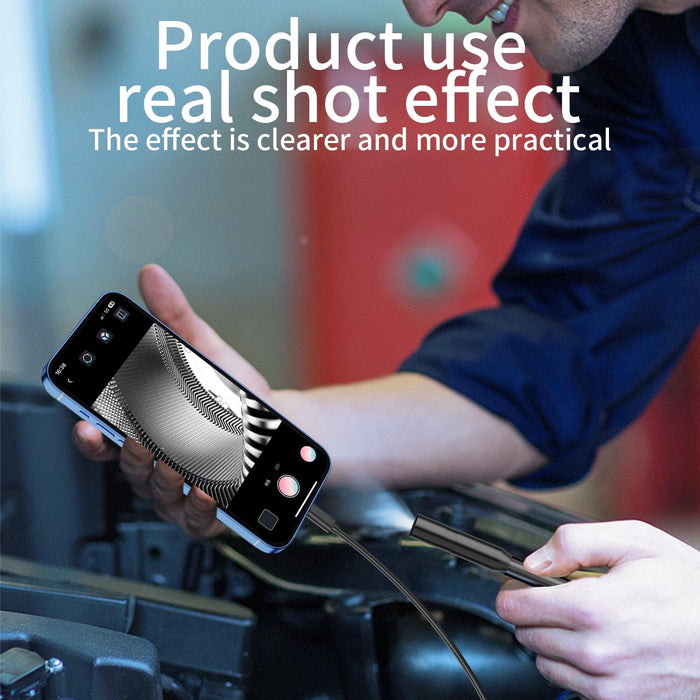 Ip68 8Leds 8Mm Industrial Videoscope For Iphone 8 Pin Length 1M Flexible Line