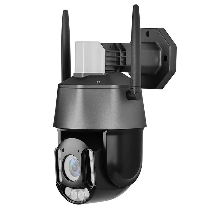 5Mp Wireless Wifi Laser Spherical Camera Supports Two-Way Voice & Mobile Monitoring Black