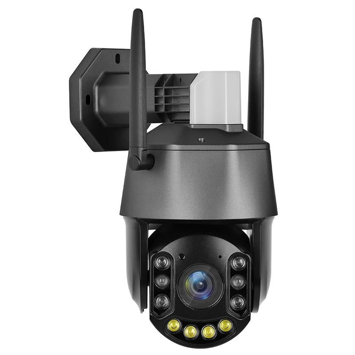 5Mp Wireless Wifi Laser Spherical Camera Supports Two-Way Voice & Mobile Monitoring Black