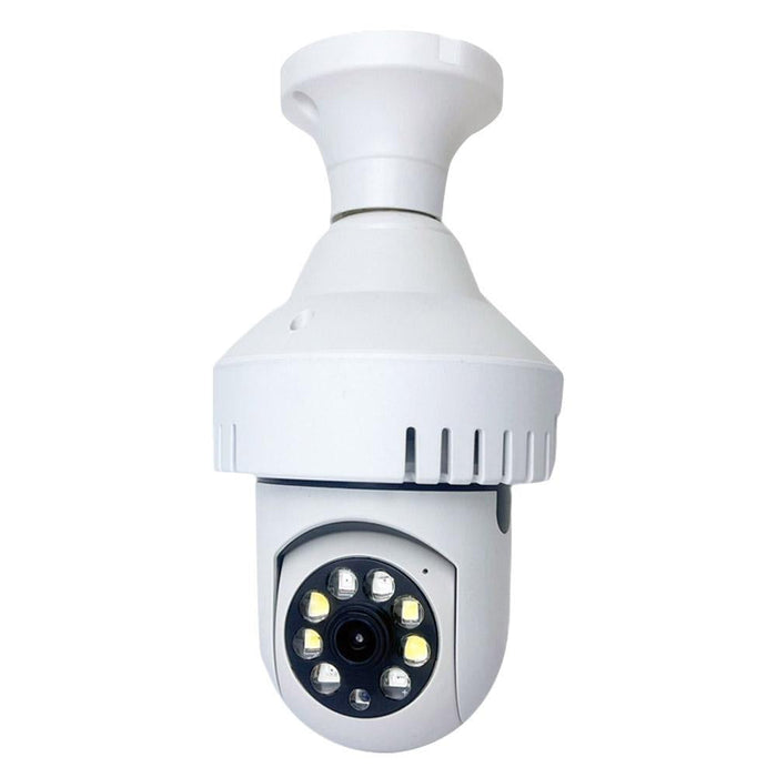 1080P Smoke Alarm Bulb Wifi Camera Support Ir Night Vision / Motion Detection / Two-Way Voice