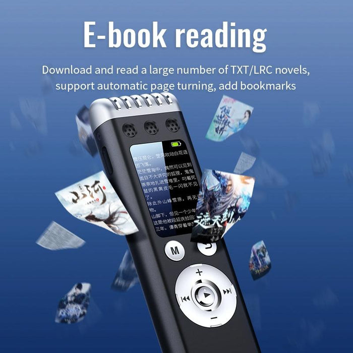 Multifunctional Hd Noise Reduction Mini Mp3 Recorder Capacity 8Gb