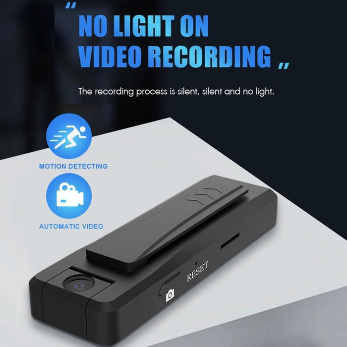 1080P Hd Surveillance Camera Recorder Pen With Clip Black