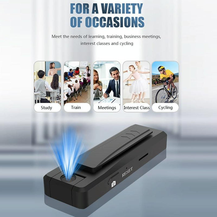 1080P Hd Surveillance Camera Recorder Pen With Clip Black