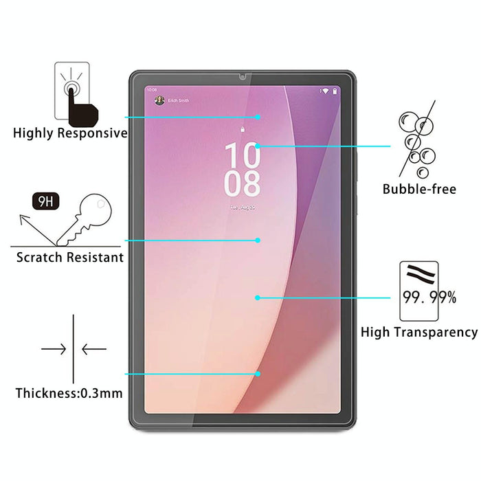 For Lenovo Tab M9 2Pcs 0.3Mm 9H Explosion-Proof Tempered Tablet Glass Film