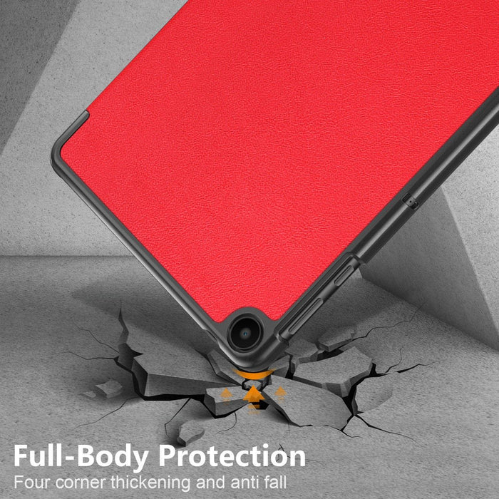 Custer Pure Colour 3-Fold Holder Leather Tablet Case