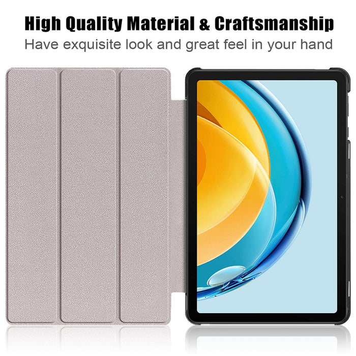 Custer Pure Colour 3-Fold Holder Leather Tablet Case