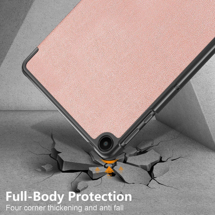 Custer Pure Colour 3-Fold Holder Leather Tablet Case