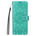 Embossed Leather Sunflower Phone Case For Samsung Galaxy z