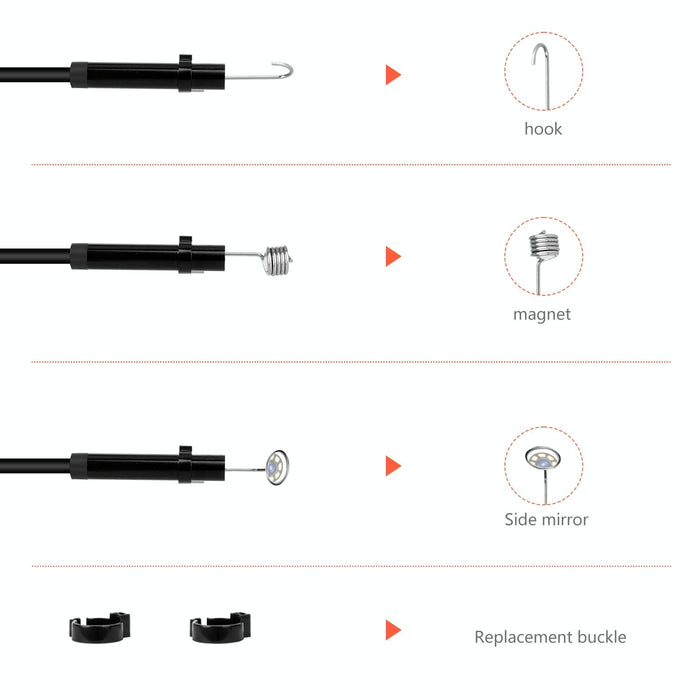 11Mm 4.3 Inch Single Camera With Screen Endoscope Length 2M