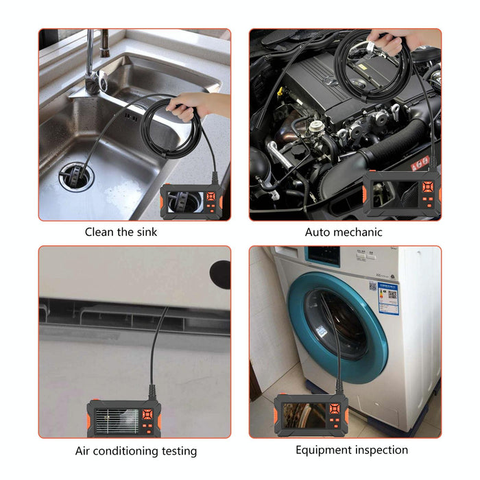 5.5Mm 4.3 Inch Dual Camera With Screen Endoscope Length 2M