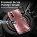 Electroplated Foldable 5g Phone Case For Samsung Galaxy z