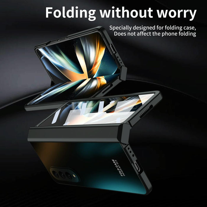 Electroplated Foldable 5g Phone Case For Samsung Galaxy z