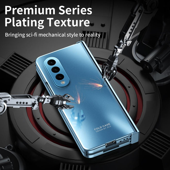 Electroplated Foldable 5g Phone Case For Samsung Galaxy z