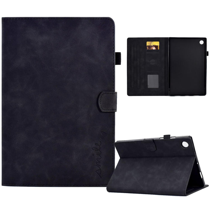For Huawei Matepad 10.4 2022 Embossed Smile Flip Leather Tablet Case