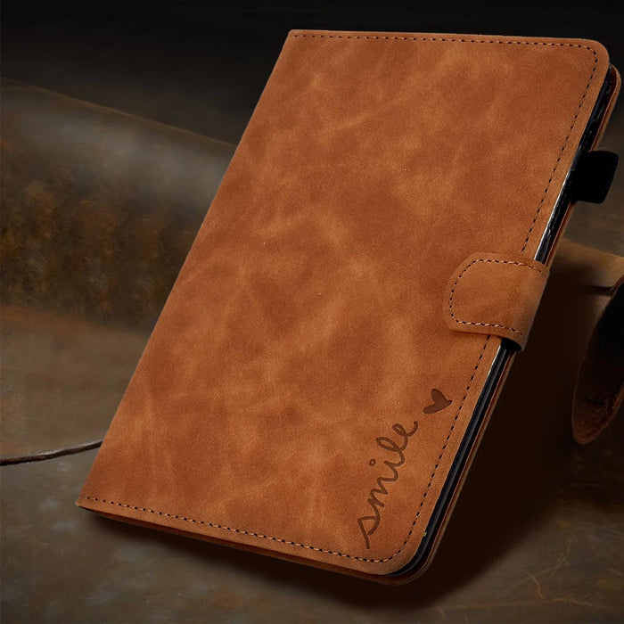 For Huawei Matepad 10.4 2022 Embossed Smile Flip Leather Tablet Case