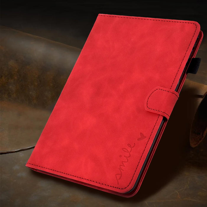 For Huawei Matepad 10.4 2022 Embossed Smile Flip Leather Tablet Case