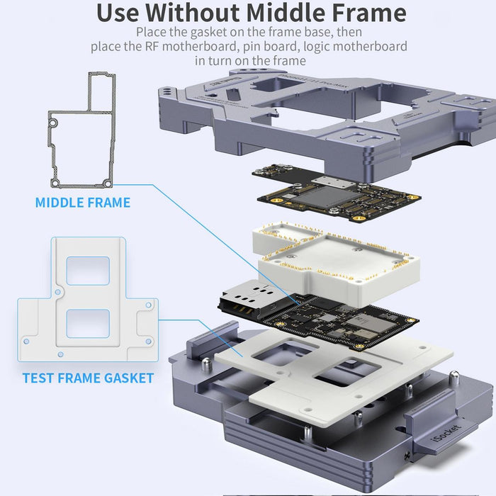 Qianli Isocket Motherboard Laye Test Fixture For Iphone 11