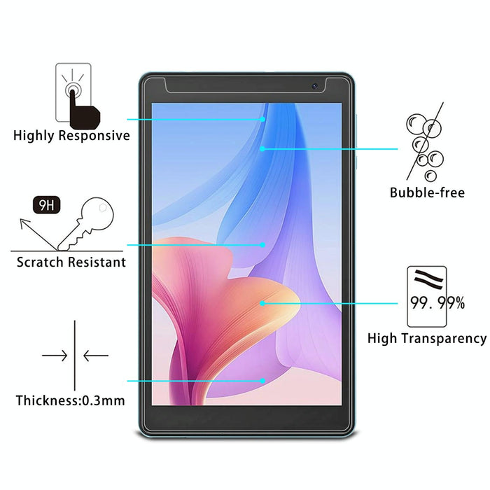 For Blackview Tab 5 25Pcs 9H 2.5D Explosion-Proof Tempered Tablet Glass Film