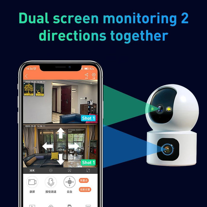 Dual 2Mp Wireless Smart Ptz Camera