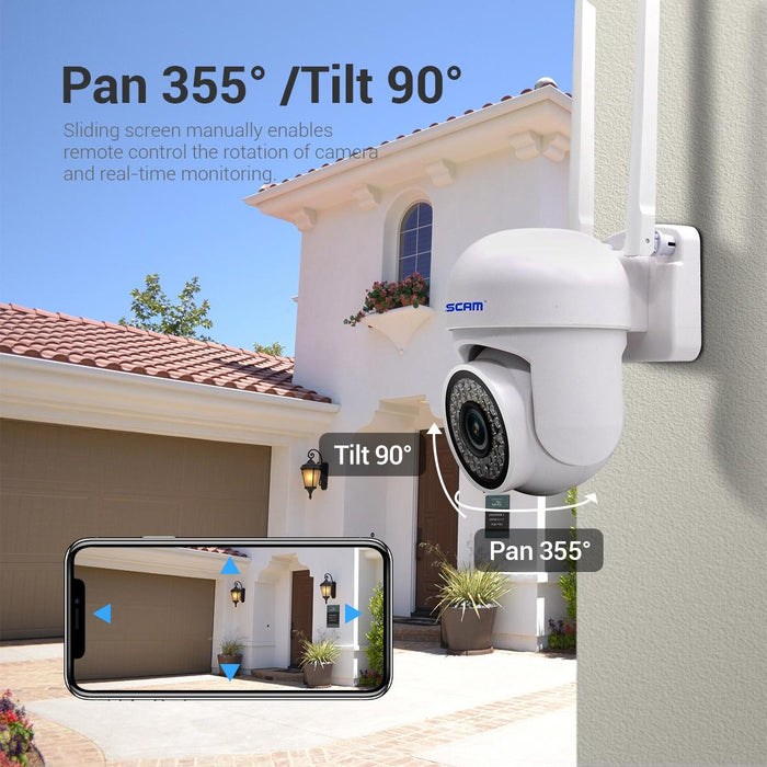 3Mp Smart Hd Wifi Camera Support Full Colour Night Vision / Motion Detection / Sound Alarm / Tf Card