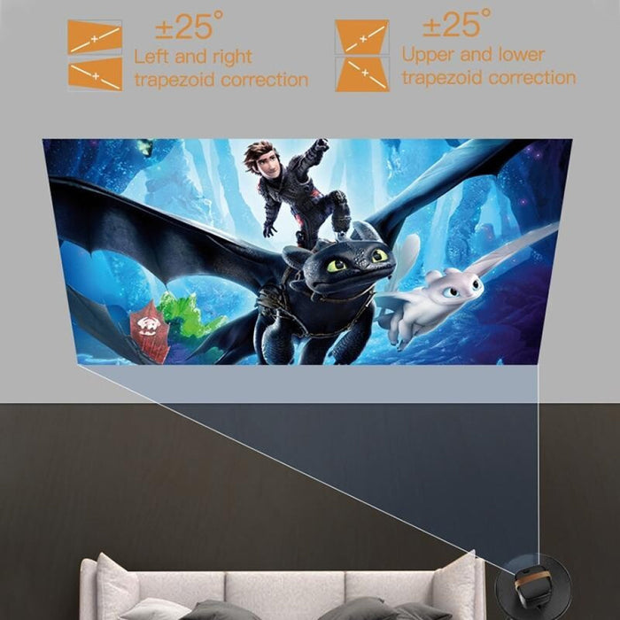 A007 Portable 1280 X 720 Hd 113 Ansi Lumens Smart Led Projector