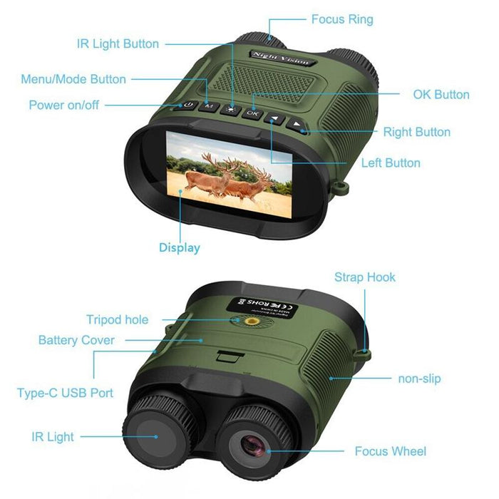 3 Digital Night Vision Binoculars with Ips Screen