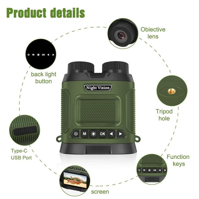 3 Digital Night Vision Binoculars with Ips Screen