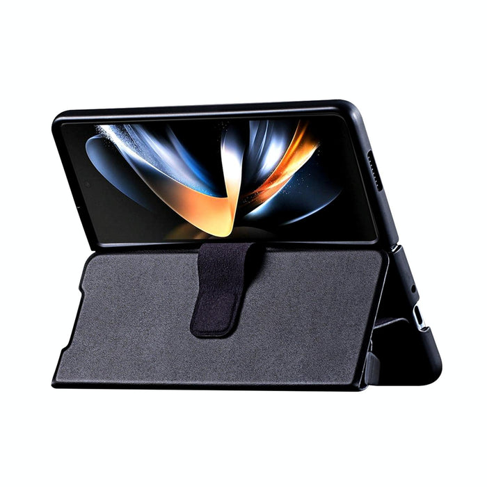 Foldable Magnetic Phone Case With Pen Holder For Samsung