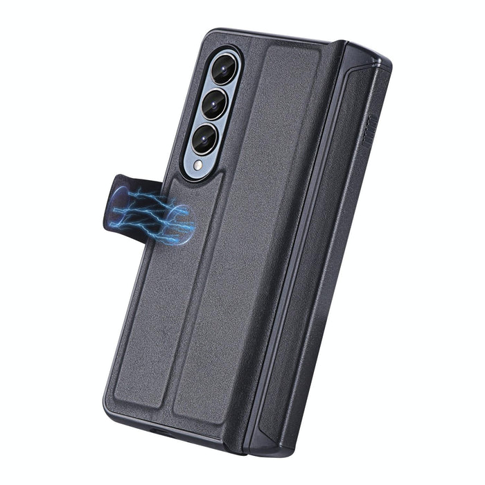 Foldable Magnetic Phone Case With Pen Holder For Samsung