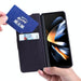 Foldable Magnetic Phone Case With Pen Holder For Samsung