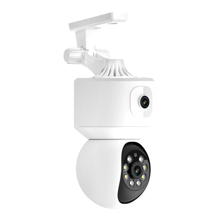 2Mp Dual Lens Dual Screen Surveillance Wifi Camera Support Two-Way Voice & Motion Detection