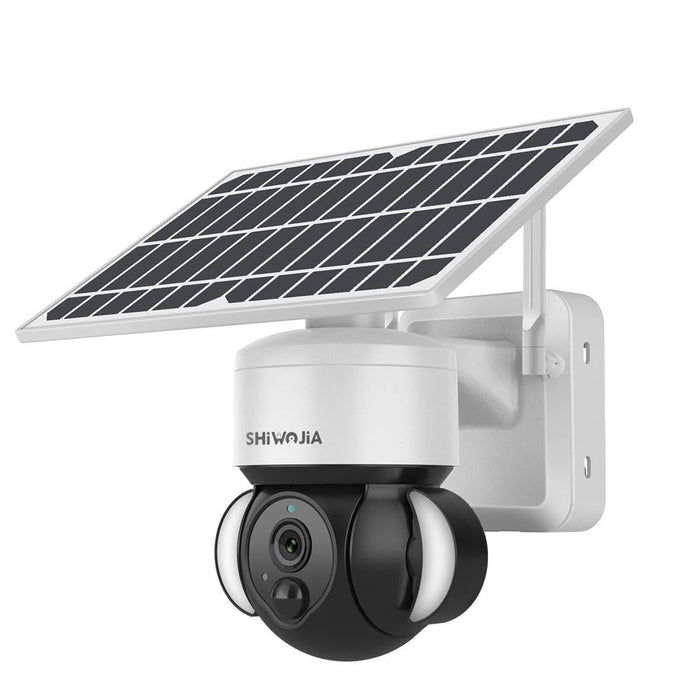 Ip66 Waterproof 4G 3Mp Solar Dome Ip Camera Two-Way Audio & Pir Motion Detection & Night Vision