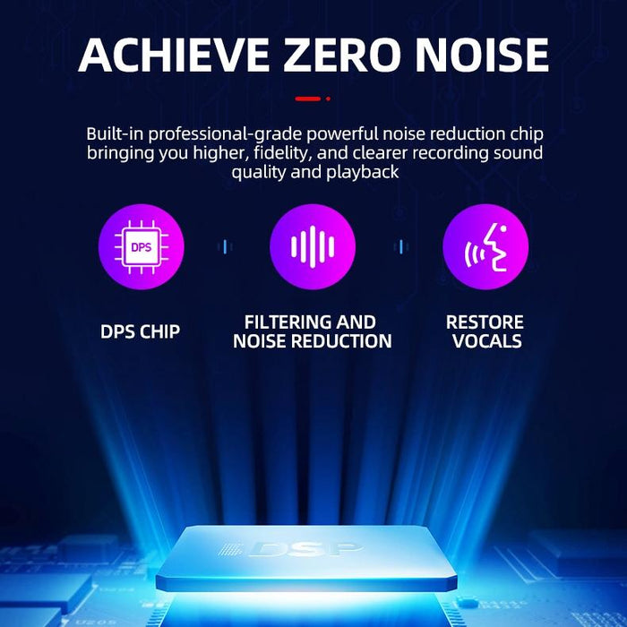 M2 Ultra-Thin Hd Noise Reduction Intelligent Control Voice Voice Recorder Capacity 64Gb Black