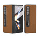 Carbon Fiber Texture Phone Case With Holder For Samsung