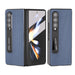 Carbon Fiber Texture Phone Case With Holder For Samsung