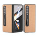 Carbon Fiber Texture Phone Case With Holder For Samsung