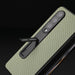 Carbon Fiber Texture Phone Case With Holder For Samsung